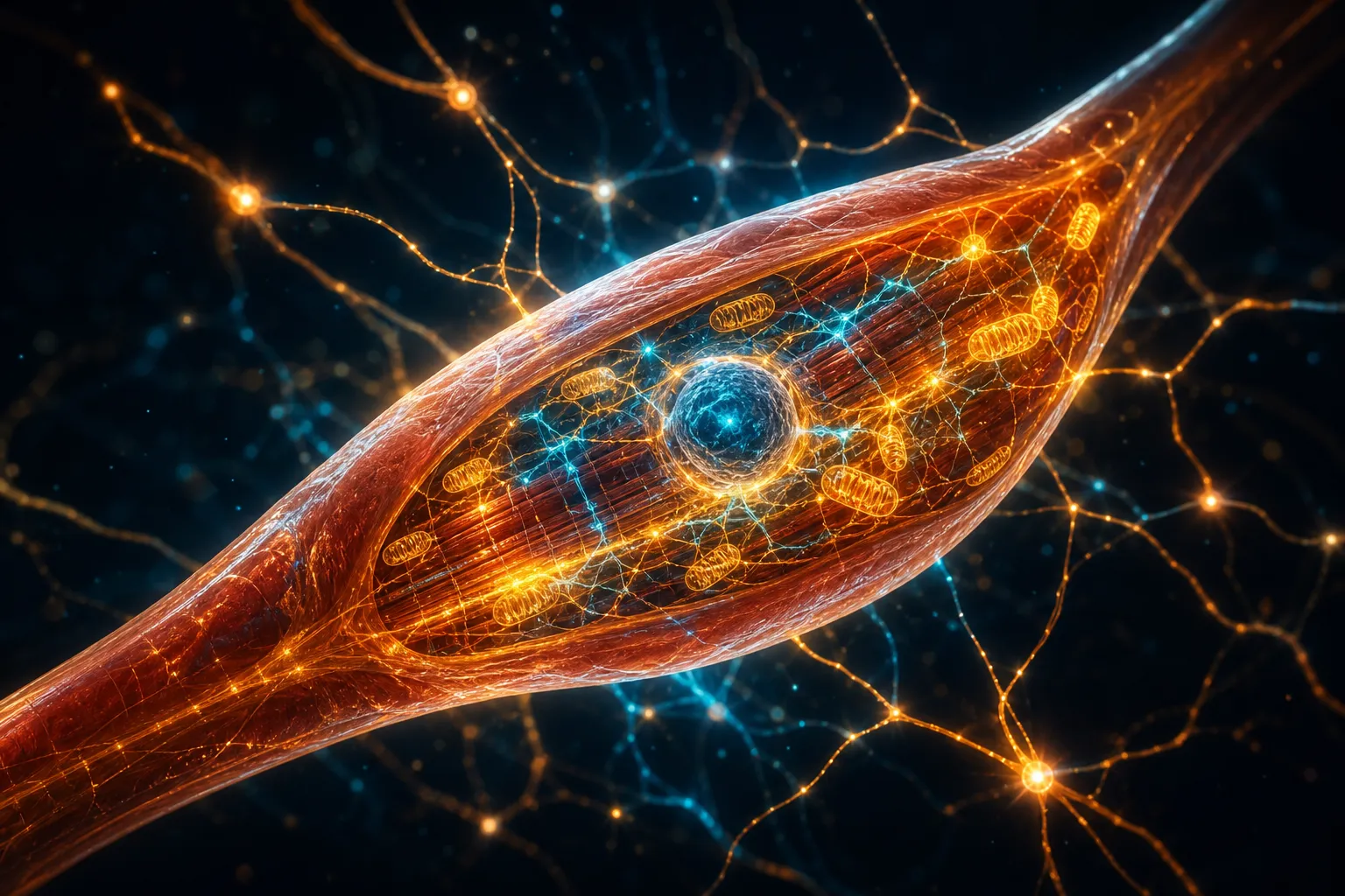Metabolismo celular y síntesis de proteína muscular