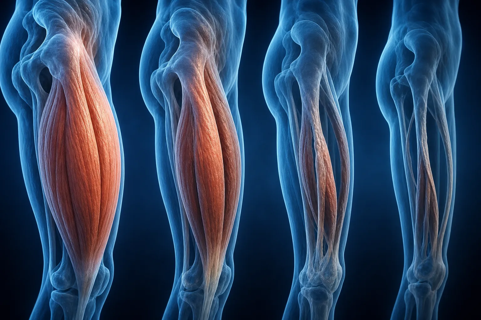 Visualización científica de fibras musculares