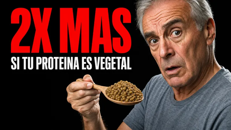 Proteína Vegetal vs Animal Después de los 60: Qué Dice Realmente la Ciencia