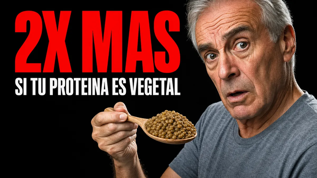 Proteína Vegetal vs Animal Después de los 60: Qué Dice Realmente la Ciencia