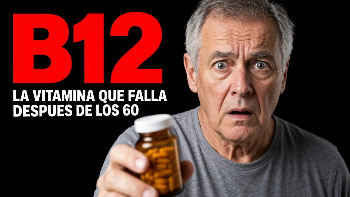 La Vitamina B12 que Deberías Vigilar Después de los 60